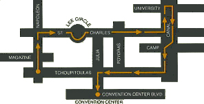 Bacchus Route Map