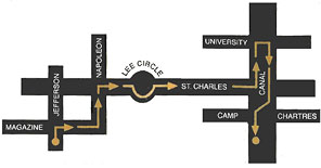 Mid-City Route Map